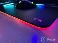 img 1 attached to HyperX Fury Ultra RGB Mouse Pad: 360° Lighting, 20 LED Zones, Low-Friction Hard Surface – Medium Size review by Devaraj Dev ᠌