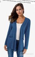 img 1 attached to Women'S TownCat Loose Casual Long Sleeved Open Front Cardigans With Pockets review by Curtis Thilges