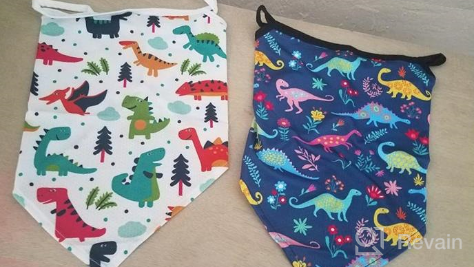 img 1 attached to Meow-tastic Hzran Bandanas: Full Coverage Gaiter Pack for Girls' Accessories review by Christopher Penn