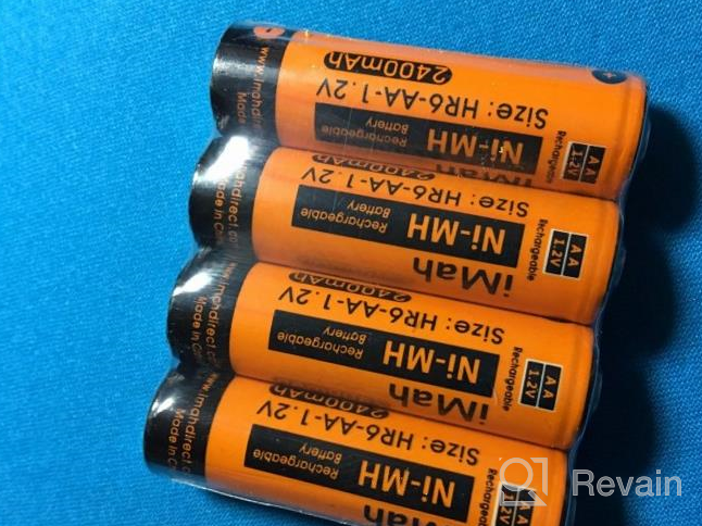 img 1 attached to IMah HR6 AA Rechargeable Batteries Ni-MH 1.2V 1800MAh For Flashlight Remote Control Car Toys Clock, Also Compatible With Panasonic BK-3MCCA8BA BK-3HCCA8BA BK-3MCCA4BA BK-3HCCE4BE, 8-Pack review by Justin Cranford