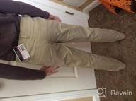 img 1 attached to Nautica Girls Uniform Straight Stretch Pants & Capris for Girls' Clothing review by Roberta Foell