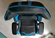 картинка 2 прикреплена к отзыву DXRacer RV131 Black & Blue Racing Series Ergonomic Office Reclining Swivel Video Game Chair – Adjustable Seat for Adults, Teen Gamers, and Streamers от Bhavin Kalant ᠌