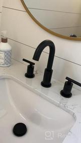 img 8 attached to Upgrade Your Bathroom With TRUSTMI'S Elegant 2-Handle 8 Inch Widespread Sink Faucet In Brushed Nickel