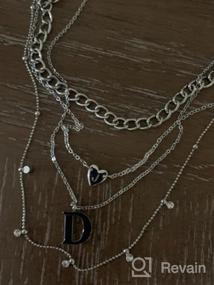 img 8 attached to 💖 Charming Turandoss Tiny Initial Heart Necklace: Perfect Girls' Jewelry