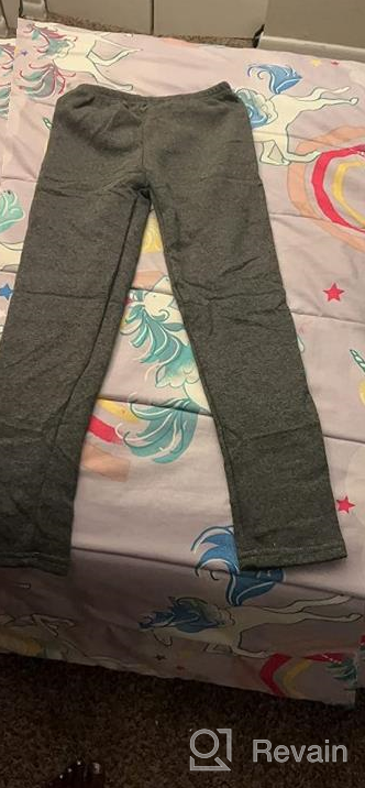 img 1 attached to ❄️ Winter-ready: TODDOR Girls' Velvet Cotton Leggings for Ultimate Comfort review by Chad Gue