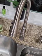 img 1 attached to Chrome Kitchen Faucet Stainless Steel Single Handle Pull Down Sprayer 1 Or 3 Hole With Escutcheon For Kitchen Sink review by Kaushik Inlawker