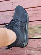 картинка 1 прикреплена к отзыву Breathable Athletic Trainers: Men's 🏃 Running Basketball Sneakers for optimum comfort от Shane Palma