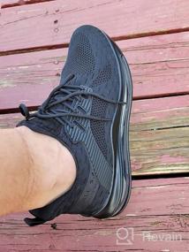 img 6 attached to Breathable Athletic Trainers: Men's 🏃 Running Basketball Sneakers for optimum comfort