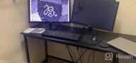 картинка 1 прикреплена к отзыву 🖥️ 51x35.4 inch GreenForest L Shaped Desk: Reversible Walnut Corner Gaming Computer Desk with Storage Shelves for Home Office PC Workstation, Laptop Table от Bill Maki