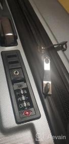 img 6 attached to Жесткий чемодан Merax Carry On Luggage со встроенным замком TSA и колесами, легкие дорожные чемоданы 20 дюймов, 24 дюйма, 28 дюймов (28 дюймов, зеленый)