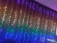 img 1 attached to White LED Curtain Lights With 300 LEDs, 8 Modes, USB & Remote - Perfect For Home Decor, Weddings, Parties, Halloween & Christmas Wall Or Window Decorations In The Bedroom Or Living Room. review by Jason Flippen