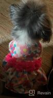 img 1 attached to KYEESE Floral Rose Dog Dresses with Flowers Decoration - Elegant Princess Dress for Small Dogs, Ideal for Spring and Summer - Puppy Apparel and Pet Clothing review by Frank Garahana