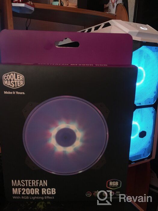 img 1 attached to Cooler Master MasterFan MF200R: Ultimate 🌀 200mm ARGB Addressable RGB Fan for Superior Cooling review by Ada Kiepura ᠌