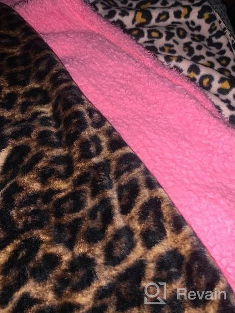 img 1 attached to 50X60 Pink Hot Sherpa Throw Blanket - Soft Fluffy Fleece For Couch Sofa | PAVILIA Plush Shaggy Microfiber Blanket, Cozy & Warm. review by Jason Pinkney
