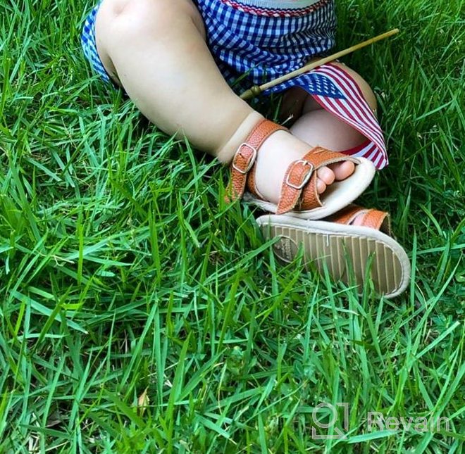 img 1 attached to HSDSBebe Adjustable Anti-Slip Breathable Boys' Sandals review by Roberto Tucker