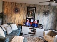 img 1 attached to Transform Your Home With Self-Adhesive Wood Plank Wallpaper - 17.71"X78.7" Peel And Stick Decorative Vintage Panel review by Anthoni Hayes