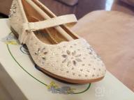 img 1 attached to Rhinestone Studded Slip On Ballet Flats for Forever Girls - Link review by Daniel Jackson