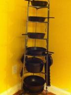 img 1 attached to Hammered Steel 8-Tier Enclume Pot Rack - Free Standing & Unassembled! review by Jack Enhanced