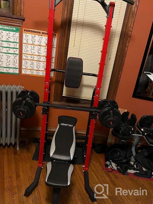 img 1 attached to Multi-Function Power Tower Pull Up Bar Station With J Hook And Dip Station For Home Strength Training Fitness Equipment - ZENOVA review by Danny Badasz