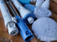 img 1 attached to Clean With Ease: IEZFIX Electric Spin Scrubber With 7 Replaceable Brush Heads For Efficient Bathroom And Shower Cleaning review by Jon Higdem