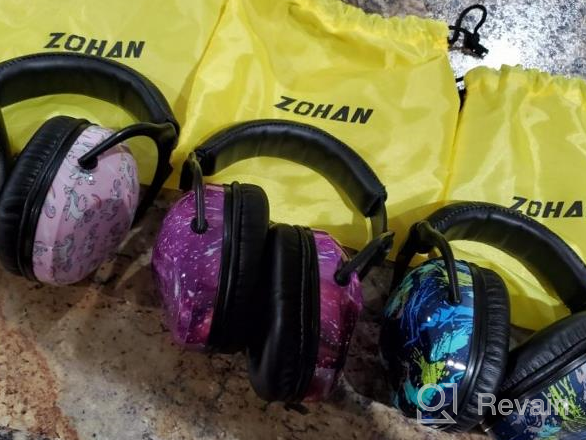 img 1 attached to Upgraded ZOHAN EM030 Kids Ear Protection Safety Muffs - Noise Reduction Hearing Protectors For Toddlers, Children & Young Teens - Ideal For Air Shows & Fireworks! review by Matt Mix