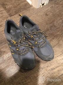 img 6 attached to Легкие водонепроницаемые мужские туфли из замши для походов: нескользящие, дышащие, низкого верха для активного отдыха на природе, кемпинга и треккинга.