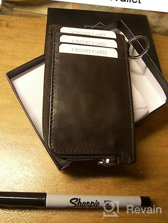 img 1 attached to Credit Card Holder with Chain Cover review by Kevin Campos