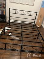 img 1 attached to VECELO Twin Metal Platform Bed Frame With Headboard & Footboard: Sturdy, Easy-To-Assemble Mattress Foundation For Firm Support In Sleek Black Finish review by Lance Jenkins
