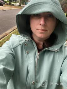 img 6 attached to Fahsyee Women'S Hooded Waterproof Raincoat - Long Active Windbreaker For Outdoor Adventures