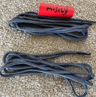 img 1 attached to Heavy Duty Round Boot Laces For Work Boots And Hiking Shoes - 1/8" Diameter, 1 Pair By Miscly review by Cameron Chandra