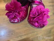 img 1 attached to 👠 Doll Maker Glitter Flat Shoes for Girls - FBA173056D Size 6 review by Gina Robinson