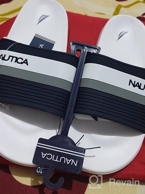 img 1 attached to 🏖️ Nautica Dolan Black Athletic Slide Sandals - Size 9: Ultimate Comfort for Active Souls review by Matthew Augustin