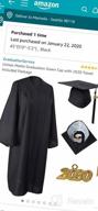 img 1 attached to GraduationService Matte Gown Cap Unisex Tassel review by Darrion Hudson