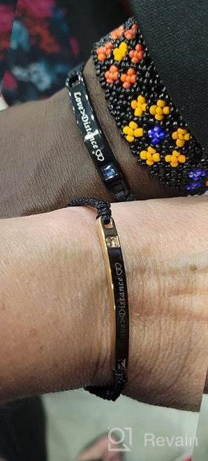 img 1 attached to IEFSHINY Couples Bracelets: His and Hers Matching Bracelets for Anniversaries and Promises – 2pcs review by Ross Sugden