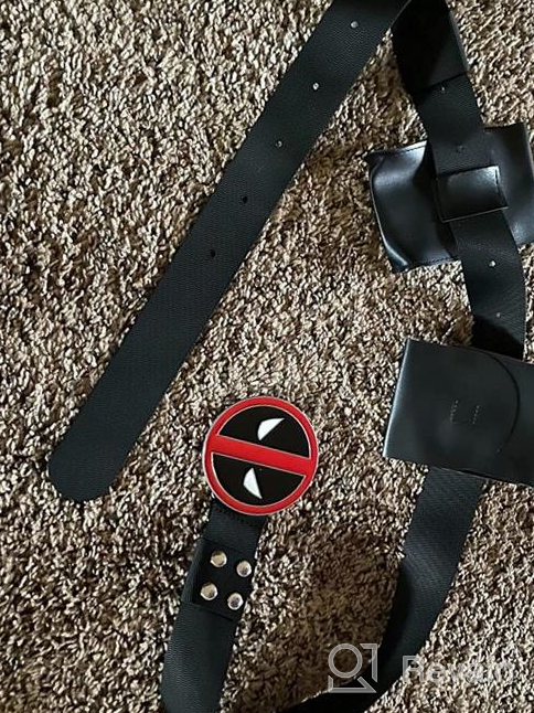 img 1 attached to Halloween Costume Belt Black Childrens review by Curtis Nice