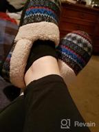 img 1 attached to Cozy Up With Style: RockDove Women'S Nordic Sweater Knit Slipper review by Harish Soto