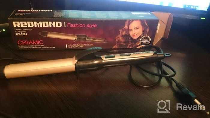 img 1 attached to Curling iron REDMOND RCI-2324, golden/black review by Ewa Zalewska ᠌