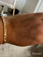 картинка 1 прикреплена к отзыву Mолотый янтарный тонкий браслет в виде обруча - YKKZART Золотой 5мм шириной браслет на руку для женщин, идеальный подарок в виде браслета о любви для девушек и матерей от Jon Dugan