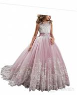 img 1 attached to Discover Stunning WDE Princess 👸 Girls Pageant Dresses for Your Little Girls review by Delos Rodeo