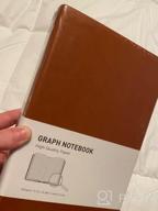 img 1 attached to 2 Pack RETTACY Graph Grid Paper Notebook - 384 Pages, Hard Cover, 100Gsm Thick Graph Paper, 5.75" X 8.38 review by Joshua Sarma