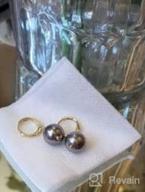 img 1 attached to Dainty, Hypoallergenic 925 Sterling Silver Pearl Drop Earrings With 18K Gold-Plating: Perfect For Girls, Women, And Grandmothers! review by Tsar Smithlin