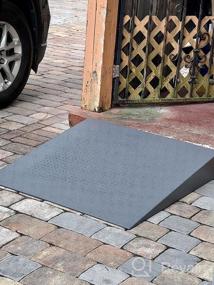 img 5 attached to Experience Easy Accessibility With VersaRamp 6" Lightweight Foam Threshold Ramp For Wheelchairs And Mobility Scooters