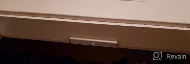 img 1 attached to MOSTON Rechargeable Motion Sensor Closet Lights, 3 Pack 20 LED Cordless Under Cabinet Lighting With Built-In Battery, Stick-On Magnetic Night Lamp For Cupboard Kitchen Stairs review by Alvis Minchenko