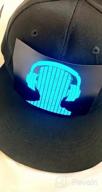 img 1 attached to Sound Activated LED Baseball Hat Flashing DJ Snapback For Men And Women - Rave Light Up review by Omar Obong