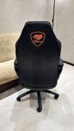 img 2 attached to Gaming chair COUGAR Fusion, upholstery: imitation leather, color: black/orange review by Barbara Grska ᠌
