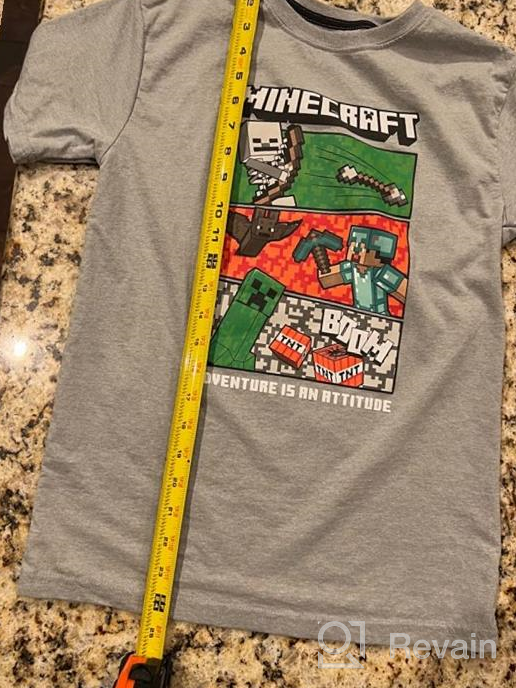 img 1 attached to Get the Minecraft Boys Creeper & Characters Short Sleeve T-Shirt Set in 3 Colors - 3 Pack review by Jeremy Flint