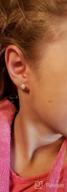 картинка 1 прикреплена к отзыву Набор серёг ZHYAOR 20G для женщин и девушек с чувствительными ушами, ушная и хрящевая бижутерия с застежкой на винт от Lauren Brown