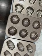 img 1 attached to Beasea Donut Pan 2 Pack, Non-Stick 6 Cavity Doughnut Baking Pans, Donut Maker Carbon Steel Donut Mold Tray For Full-Size Donuts, Bagels, Oven, And Dishwasher-Safe Mini Bagel Pan review by George Halbohm