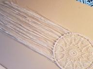 img 1 attached to Add A Boho Touch To Your Bedroom With CHICIEVE'S White Dream Catcher - 10.2" Width X 33.8" Length review by Stacey Growe