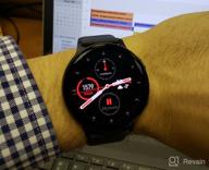 img 1 attached to SAMSUNG Galaxy Watch Active2 (Aqua Black, R820-44mm) 📱 with Bluetooth, Silicon Strap, and Aluminum Bezel - International review by Adisorn Chantaprom ᠌